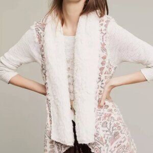Anthropologie Hei Hei Shearling Cardigan Vest NWT size M